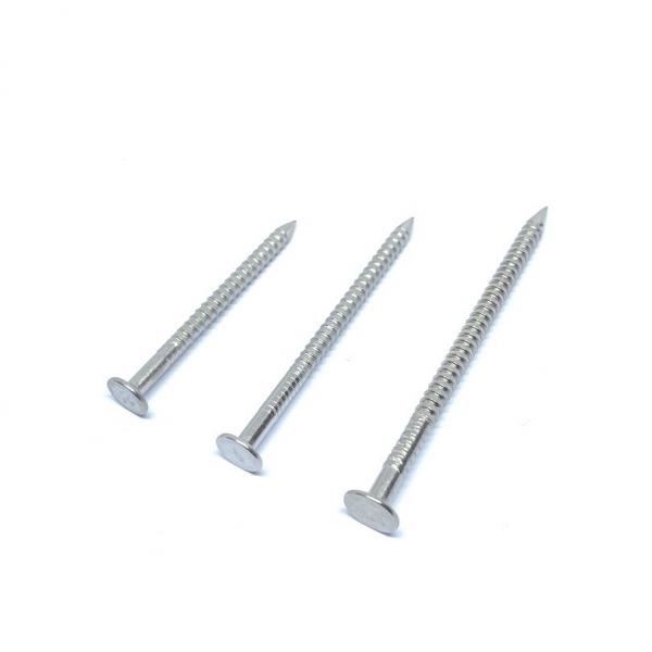 Quality 316 Grade Stainless Nails Annular Ring Shank Hardie Construction Nail for sale