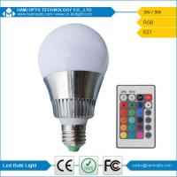 China Favorites Compare Hot sale AC85-265V 3W E14/E27/B22 RGB led bulb light /led golf ball bulb factory