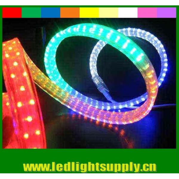 Quality PVC led flat rope 4 wires waterproof xmas home decoration led rope light for sale