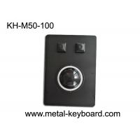 Quality Marine Control Tracking mouse with Black Metal Panel and 50MM Resin Trackball industrial for sale