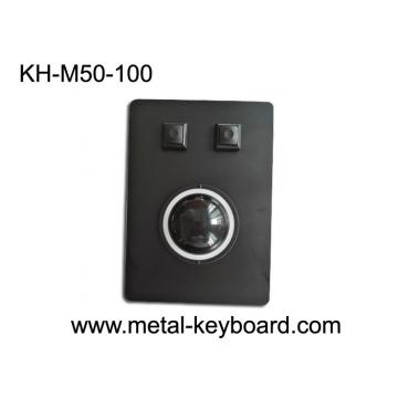 Quality Marine Control Tracking mouse with Black Metal Panel and 50MM Resin Trackball for sale