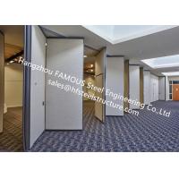 China PVC Panel Folding Doors Soundproof Sliding Accordion Partition Doors For Conference Room factory