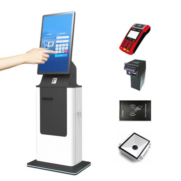 Quality NFC Self Payment Kiosk Self Order Machine With Printer QR Code Scanner for sale