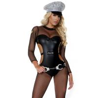 china Opulent Officer Sexy Cop Costume Wholesale with Size S to XXL Available