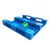China Hygienic Injection Molded Plastic Pallets HDPE 4T Static Load Rackable factory