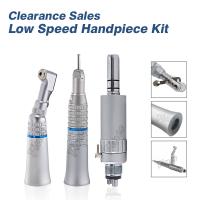 China Low Vibration And Low Noise Dental Low Speed Handpiece Kit  Contra Angle Straight Handpiece Air Motor factory