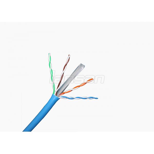 Quality 4P Twisted Solid Copper Cat6 Lan Cable 350Mzh Network Ethernet Cable for sale