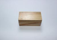 China Paint Clear Varnish Solid Wooden Small Jewelry Box , Unique Wooden Jewelry Boxes factory