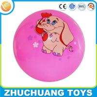 China pvc inflatable pink elephant custom print ball balloon factory