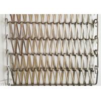 China 10mm Stainless Steel Woven Sprial Wire Mesh Parking Garage ISO9001 for sale