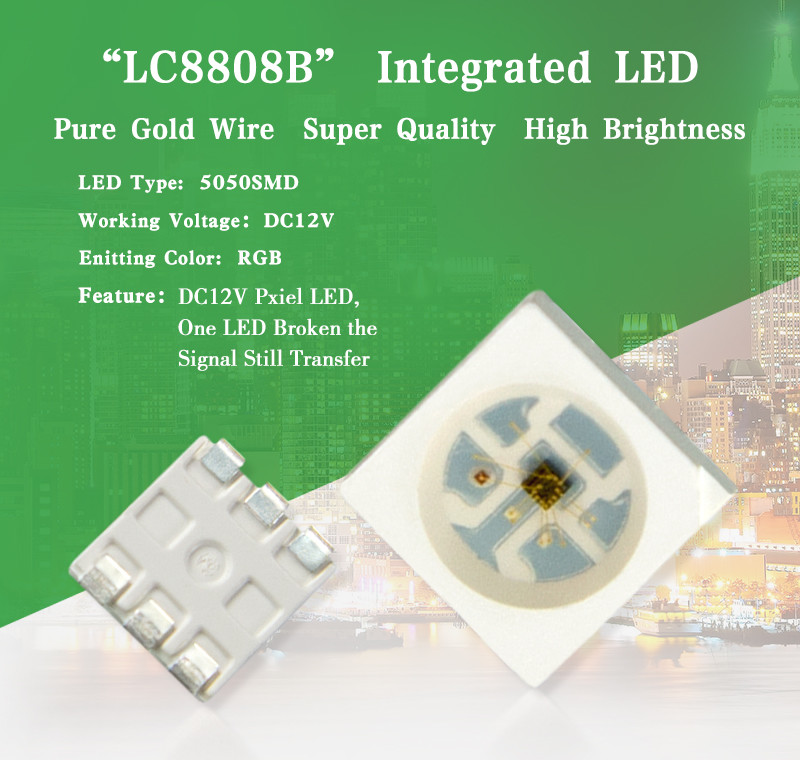 China arduino controllable digital led chip lc8808 super led chip factory