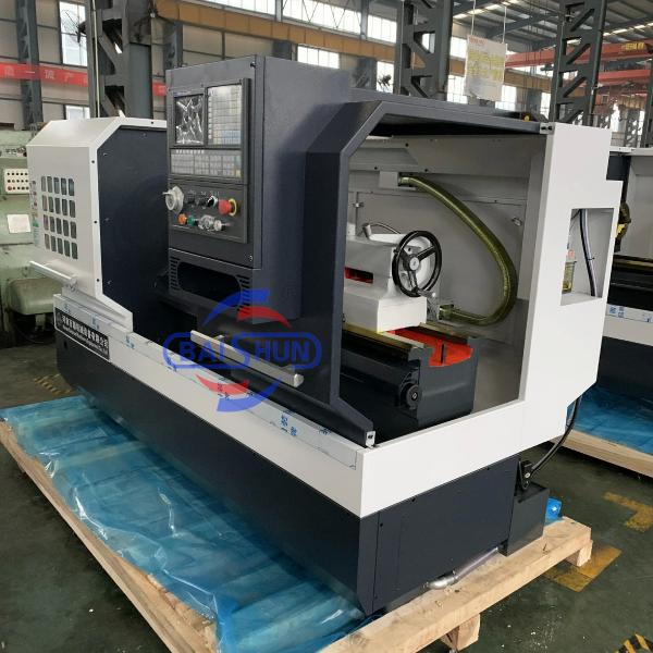 Quality Cnc Wheel Lathe Machine Heavy Duty Automatic Torno Flat Bed for sale