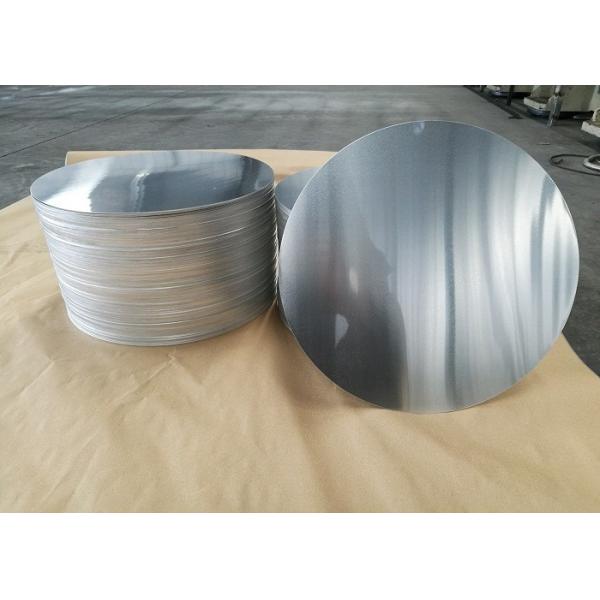 Quality Cookware Aluminum Sheet Circle Silver With Pre Painted Non - Stick Black Coating for sale