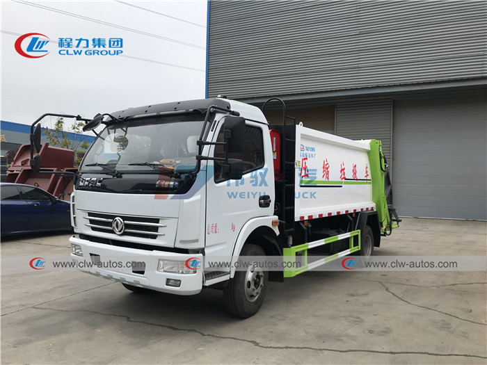 China LHD 8cbm Waste Disposal Truck For Recycling Service factory