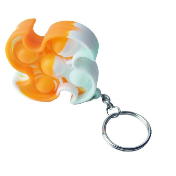 Quality Windmill Children'S Educational Toy Stress Relief Keychain Bubble Pop Fidget Toy for sale