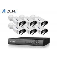 China Bullet Case 6 Camera Surveillance System , Poe Home Security Camera System  factory