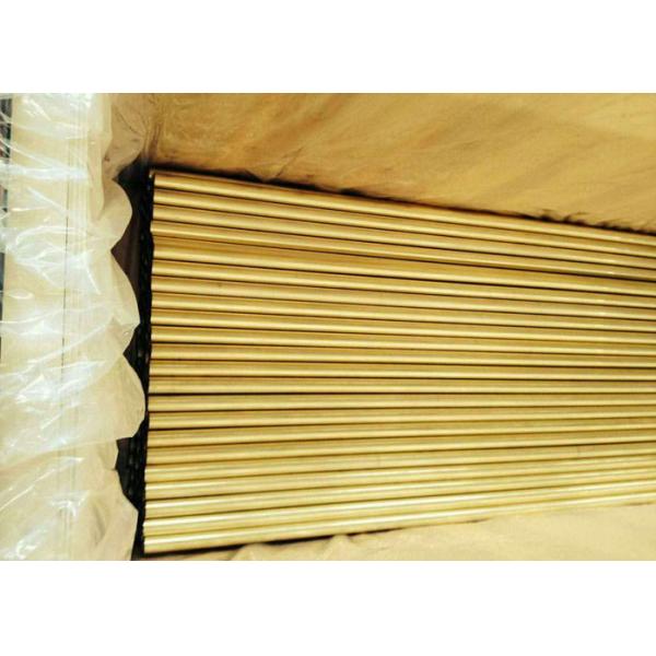 Quality Inside Cleaned Brass Round Tubing , Steam Ejector Copper Nickel Alloy Tubing for sale