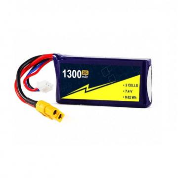 Quality Balance Charger 7.4V 1300mAh 2S Lipo Battery Pack 25C With XT-60 for sale