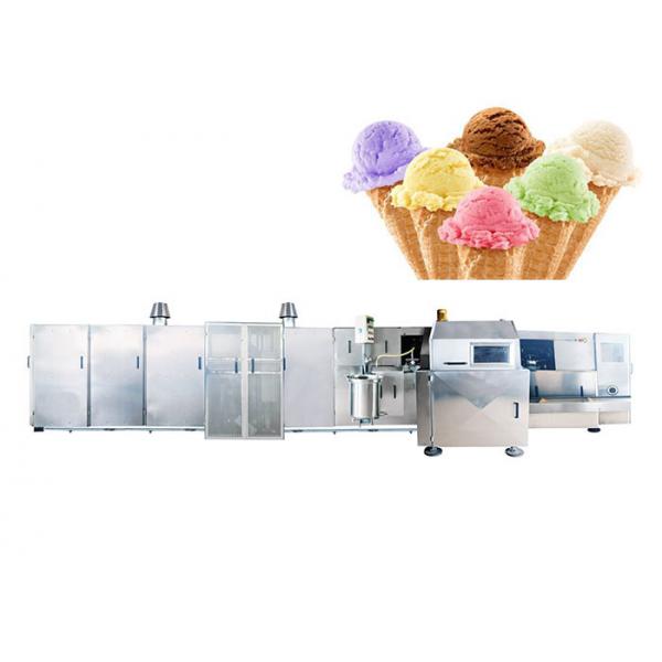 Quality High Capacity 3500 PCS / Hour Ice Cream Cone Machine Less Gas Consumption for sale