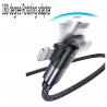China 480mbps Mobile Phone Cables 2.4A 1.2m Power Charging Data Transfer 180 Degree Rotating factory