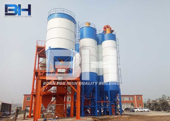 China Station Type Dry Mortar Production Line Annual Output 100000 Tons factory