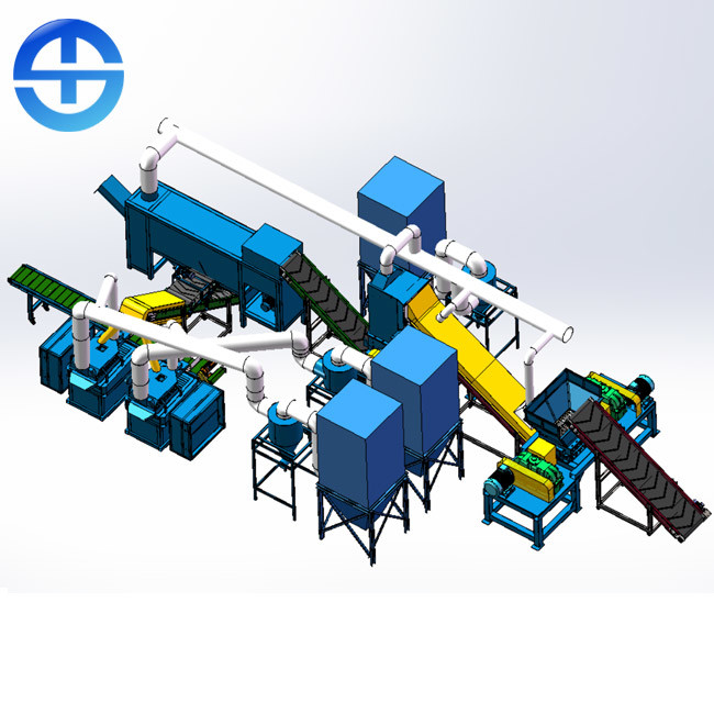 China 1 Ton/H 98% Separating Rate Radiator Recycling Machine factory