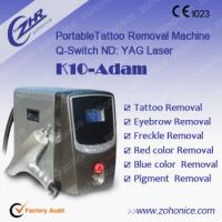 China ND:YAG Laser Tattoo Removal Machine For Remove Freckle AND Age Pigment , Red for sale