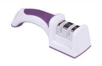 China Square Detachable Handle Knife Sharpener With Cleaning Bursh , Purple Innovational factory