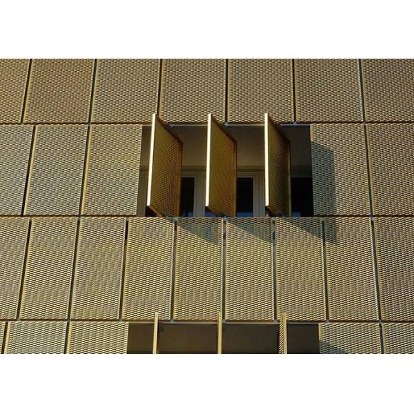 Quality Expanded Metal Sunshade Shields The Building From Strong Sunlight adumbral for sale
