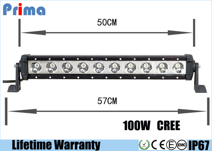 China 22inch 100W High Power Cree 10W Led Light Bar For Jeep SUV Boat Marie Truck factory
