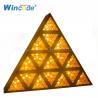China 35cm Triangle Retro LED Effect Light Backdrop Ceiling Decoration factory