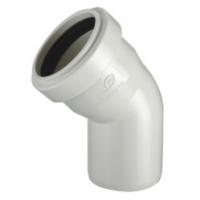 China Plastic products PVC Fittings for water drainage with expanding 45 degree elbow factory