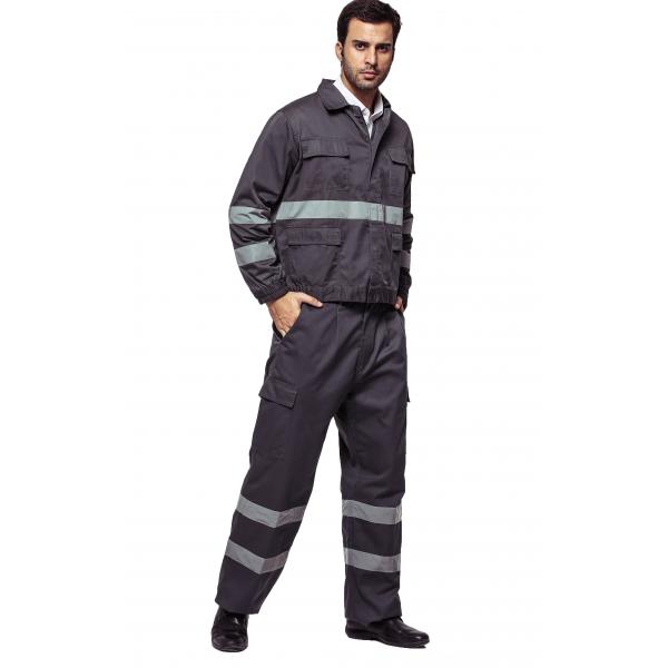 Quality Pilling Resistance Industrial Work Uniforms With Double Stitching And Back for sale