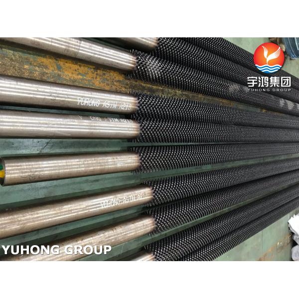 Quality Studded Tube , ASTM A213 T9 / ASME SA213 T11 with 11Cr (SS 409) Studded Fin Tube for sale