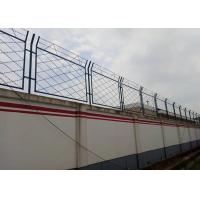 china Military Welded Rhombus Razor Mesh Fence For Perimeter Protection