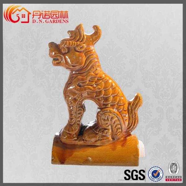 Quality Temple Garden Ornamental Clay Ridge Tiles for sale