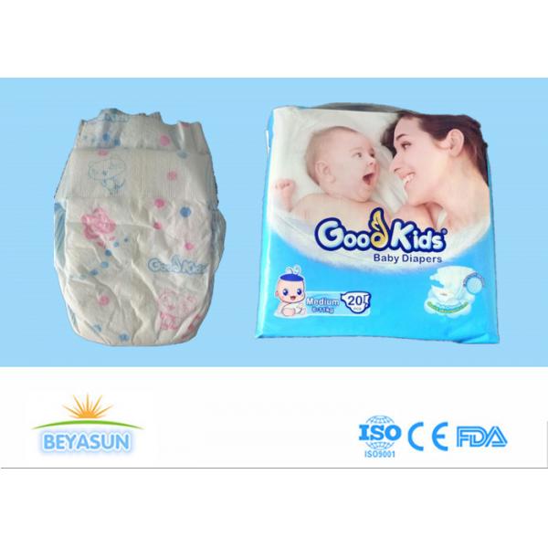 Quality Custom Dry Surface Infant Baby Diapers With Wetness Indicator , High Absorbency for sale