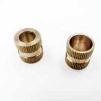 China OEM Knurled Brass Threaded Inserts , Precision Threaded Nut Insert factory