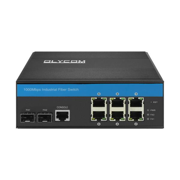 Quality 6RJ45 Ports Industrial Managed POE Switch for sale