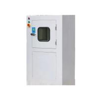 China MRJH Single Story Manual Control Interlock Door Exterior Lank Finish Cold Rolled Sheet Interior Ss. Air shower Pass Box for sale