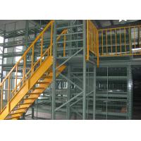 China Warehouse Steel Structure Loft Rack Multi Level Stairs Deck Mezzanine Floor factory