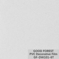 China OEM PVC Decorative Film Grain PVC Blister Film Silver Paint Type factory
