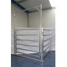 China Portable Metal Cattle Fence Panels , Cattle Corral Panels With Different Style factory