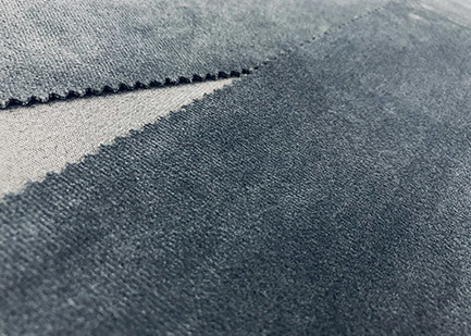 Quality Soft 100 Percent Polyester Micro Velvet Fabric 240GSM for Home Textile Grey for sale