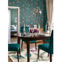 China Strippable Room Decorating Wallpaper Floral Design PVC Wallcovering Professional Supplier factory