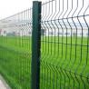 China 3D Curvy PVC Coated Welded Wire Mesh Fencing , Metal Security Fence Panels For Airport factory