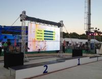 China Lightweight full color P4 led outdoor display board 5 years warranty factory