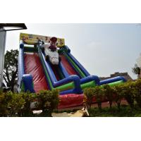 China Big Inflatable Super Mario Subject High Slide Beautiful Inflatable Digital Painting Tall High Dry Slide factory