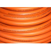 Quality Fiber Braided Reinforced LPG Gas Hose Pipe , 1 / 4 " Gas Hose Smooth Surface for sale