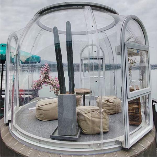 Quality PC Dome Clear Globe Tent Good Toughness For Leisure Facilities for sale